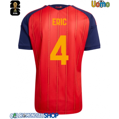 Maglie da calcio Spagna Eric Garcia #4 Prima Maglia Mondiali 2026  Manica Corta